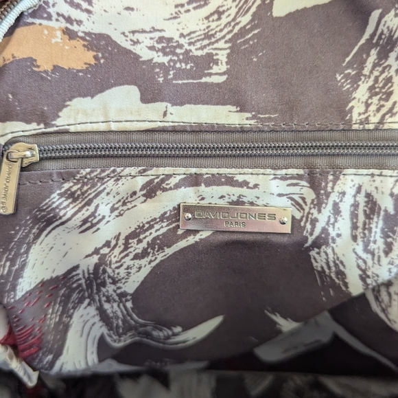 Taupe Backpack Purse (David Jones) - Picture 6 of 7